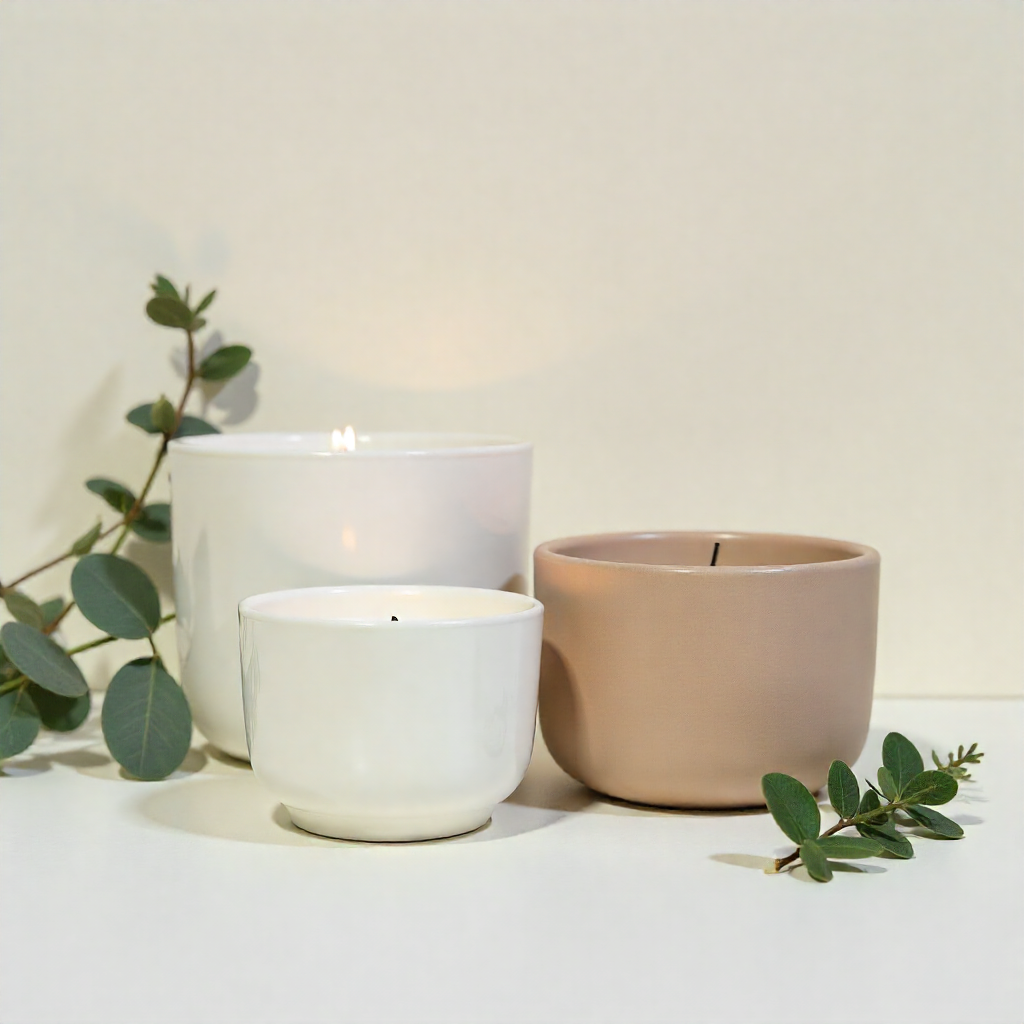 Vanille Aromakerze für Gemütlichkeit